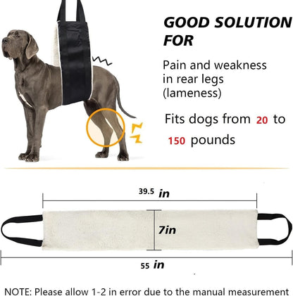 Dog Rear Lift Harness - Mobility Support Sling for Senior & Injured Dogs