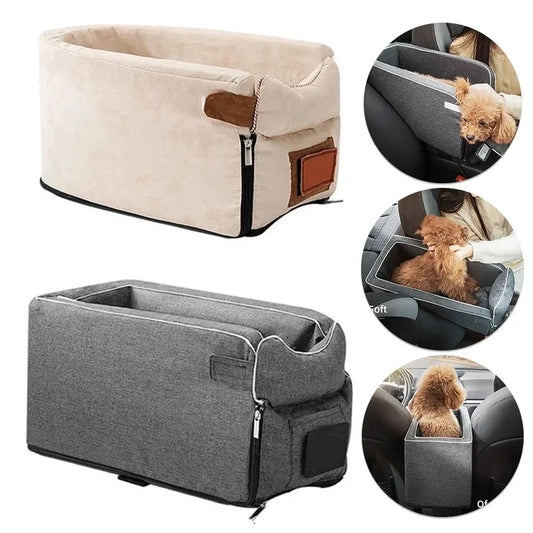 Asiento de auto portátil Car Central para perros y gatos